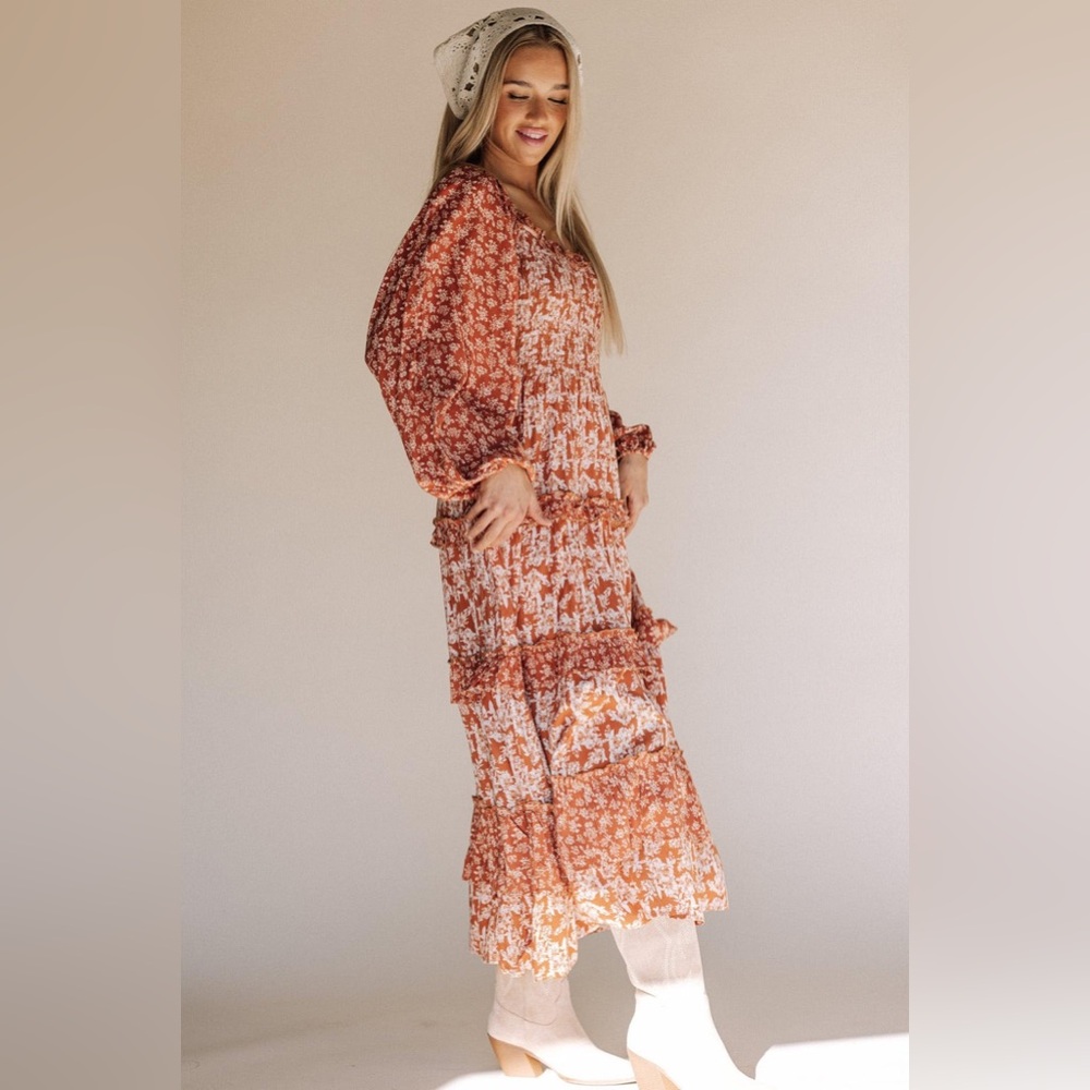 Brynna Boho Floral Dress - Picture 7 of 7